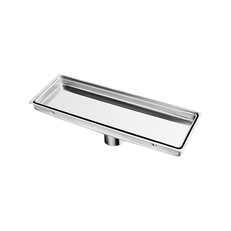 SZ1618 Dreno linear de aço inoxidável de secagem rápida para azulejo e mármore para filtro de drenagem de resíduos de cozinha